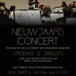 Nieuwjaarsconcert vrijdagavond 12 januari 2024 